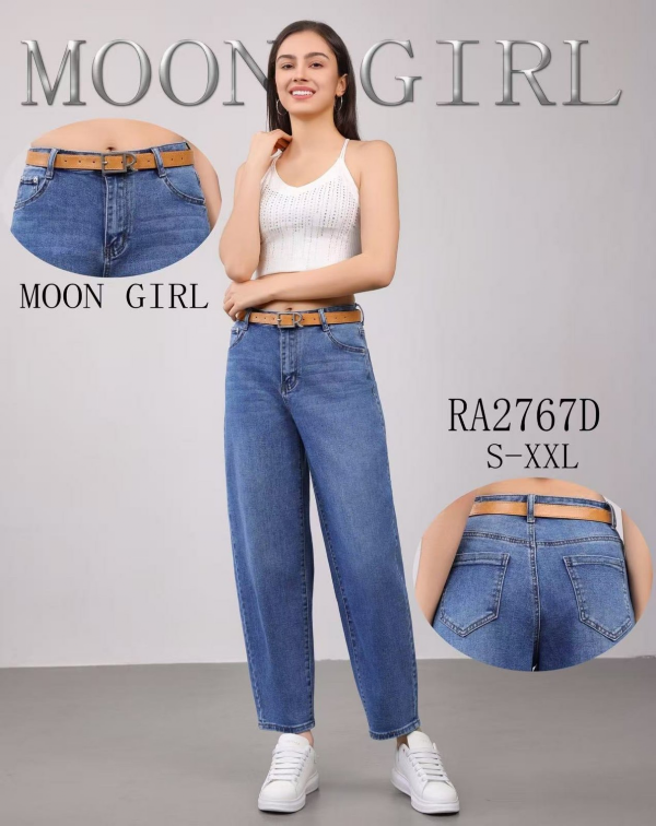 Spodnie damskie jeans Roz S-2XL, 1 Kolor .Paczka 10 szt
